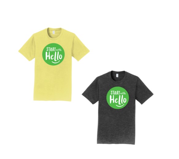 ‘Start With Hello’ T-Shirt Sales