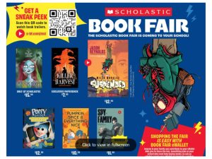 Scholastic Bookfair Preview