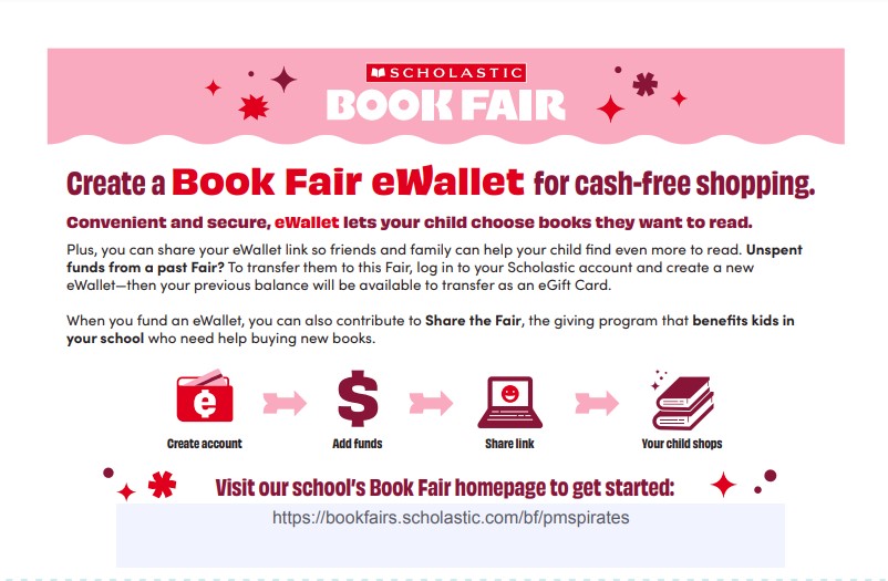 Set up your Book Fair eWallet now!