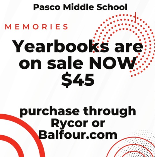 Yearbooks are on sale now.